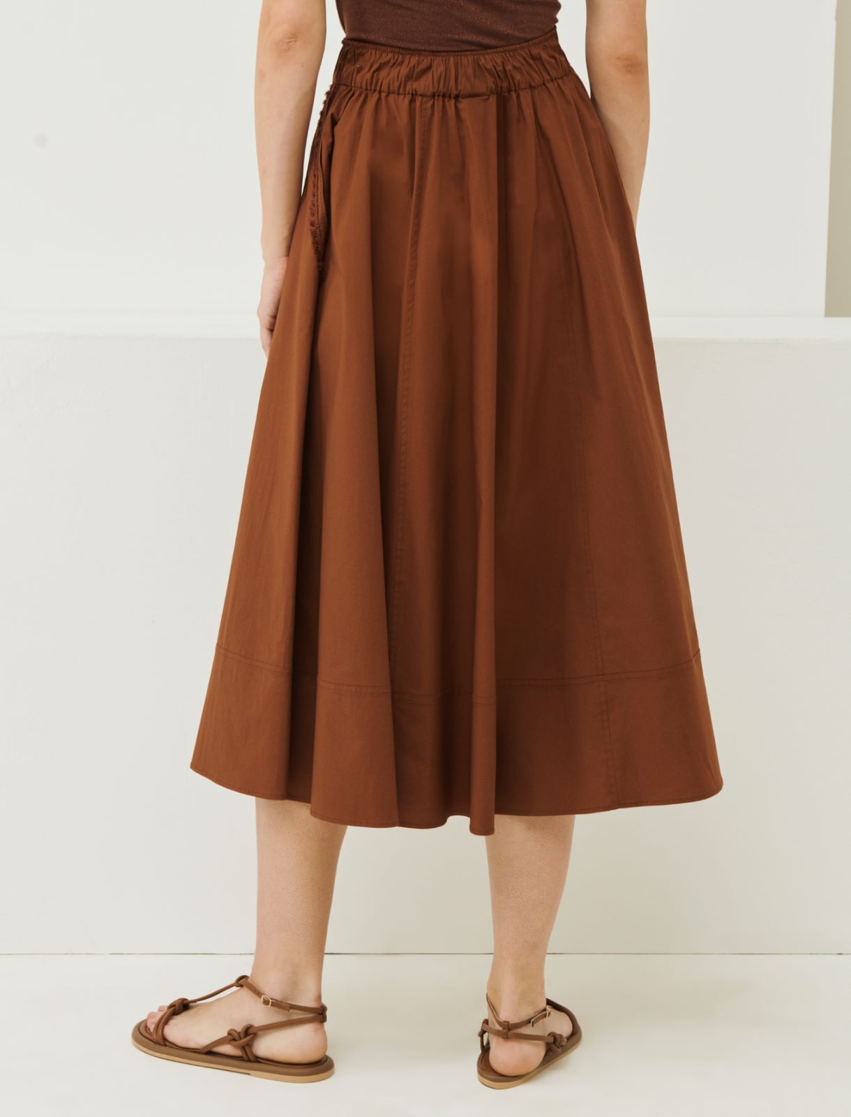Long skirt - Brown - Marella - 2