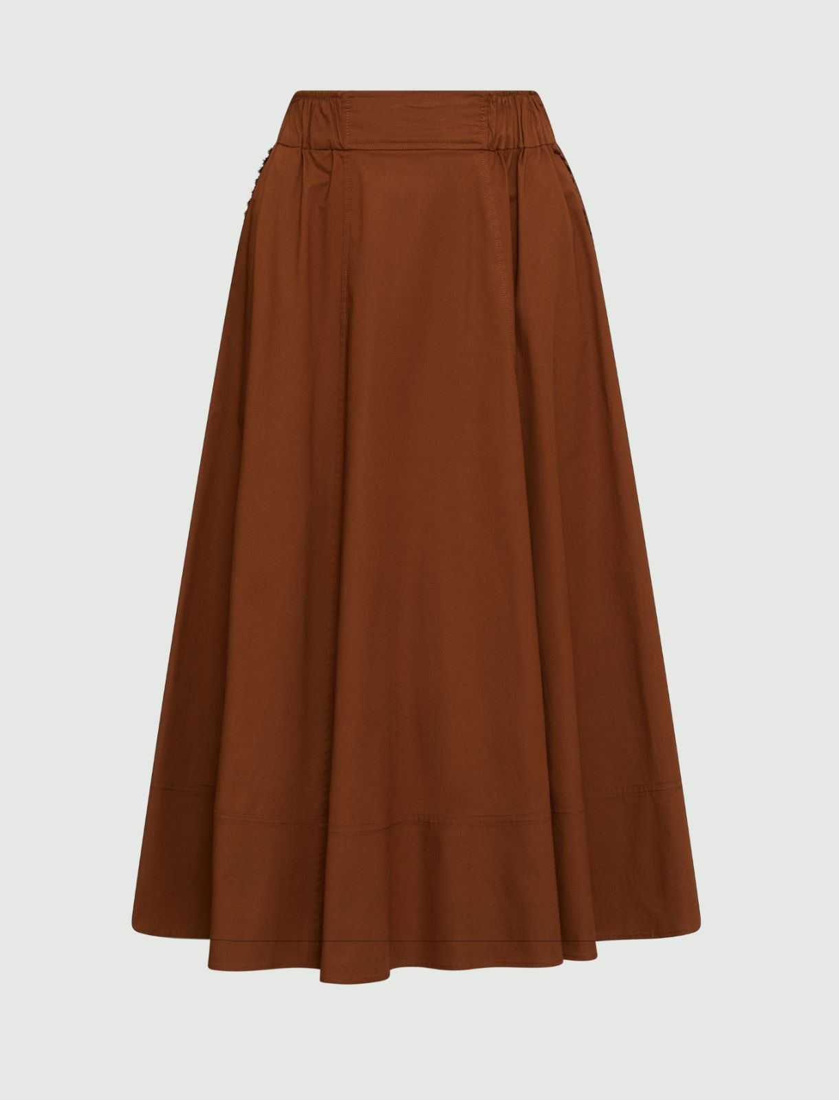 Long skirt - Brown - Marina Rinaldi - 5