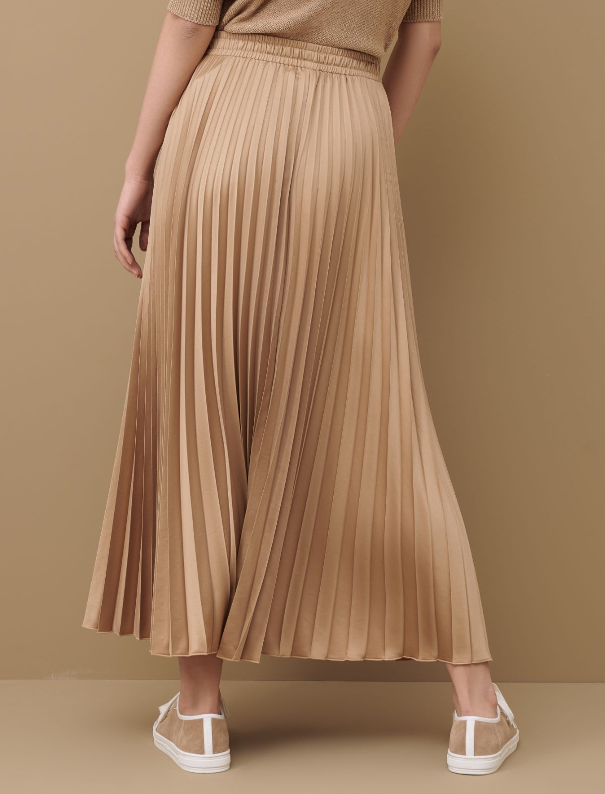 Pleated skirt - Sand - Marina Rinaldi - 2