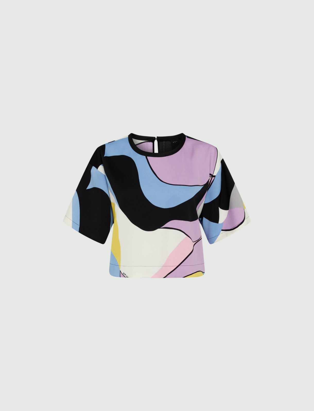 Patterned blouse - Lilac - Marina Rinaldi - 5