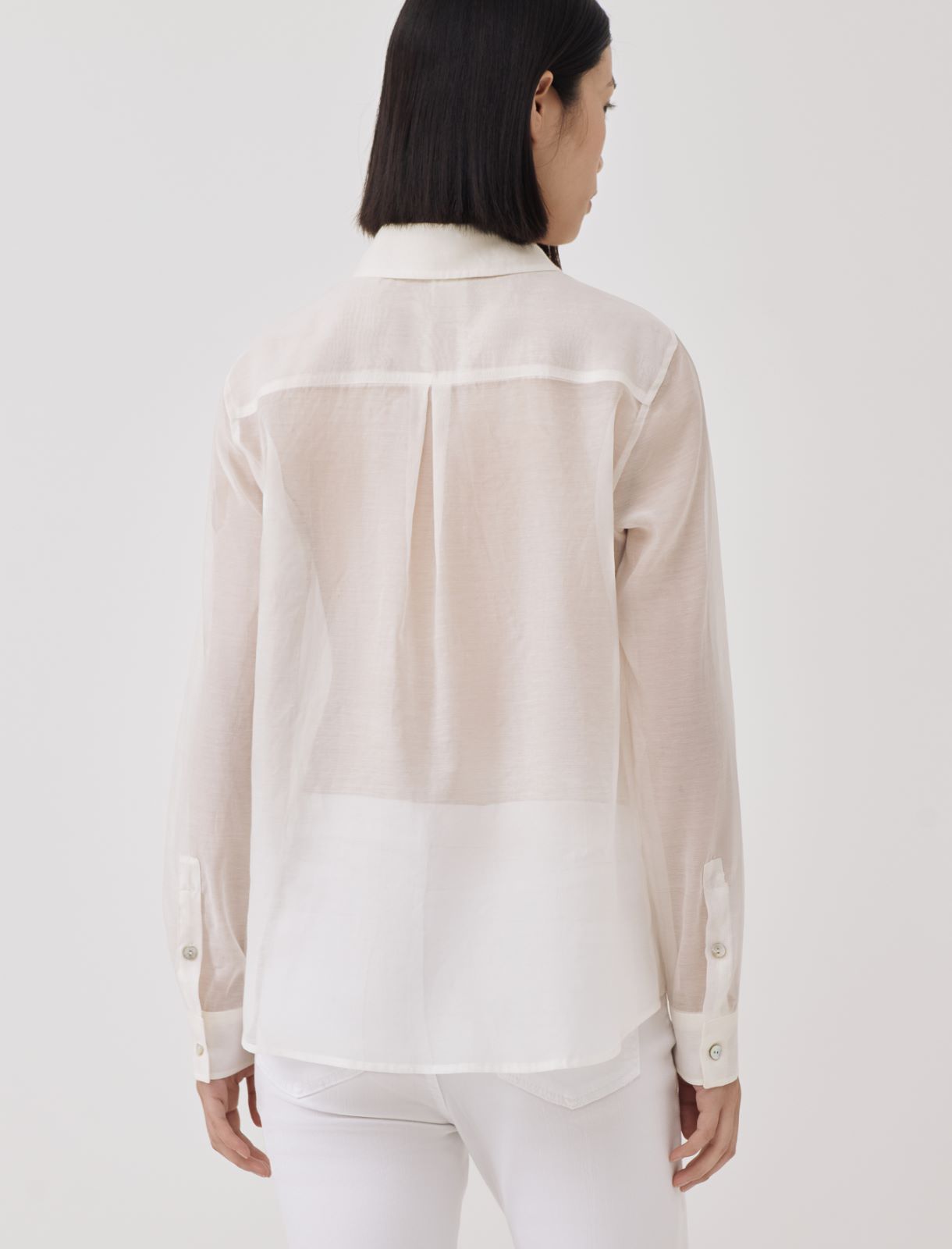 Muslin shirt - White - Marella - 2