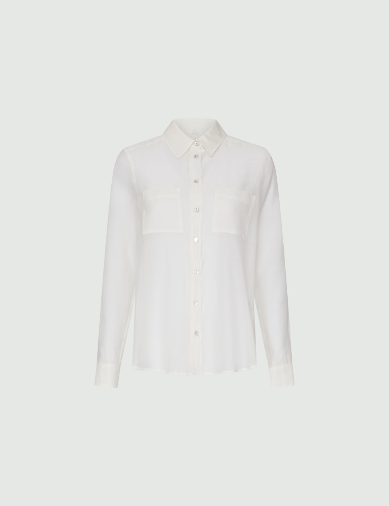 Muslin shirt - White - Marella - 2