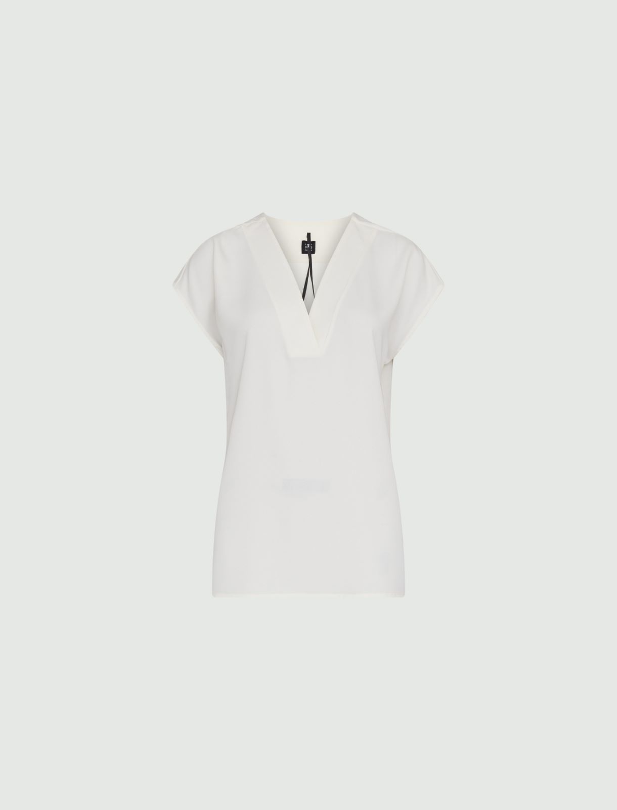 Satin blouse - Wool white - Marella