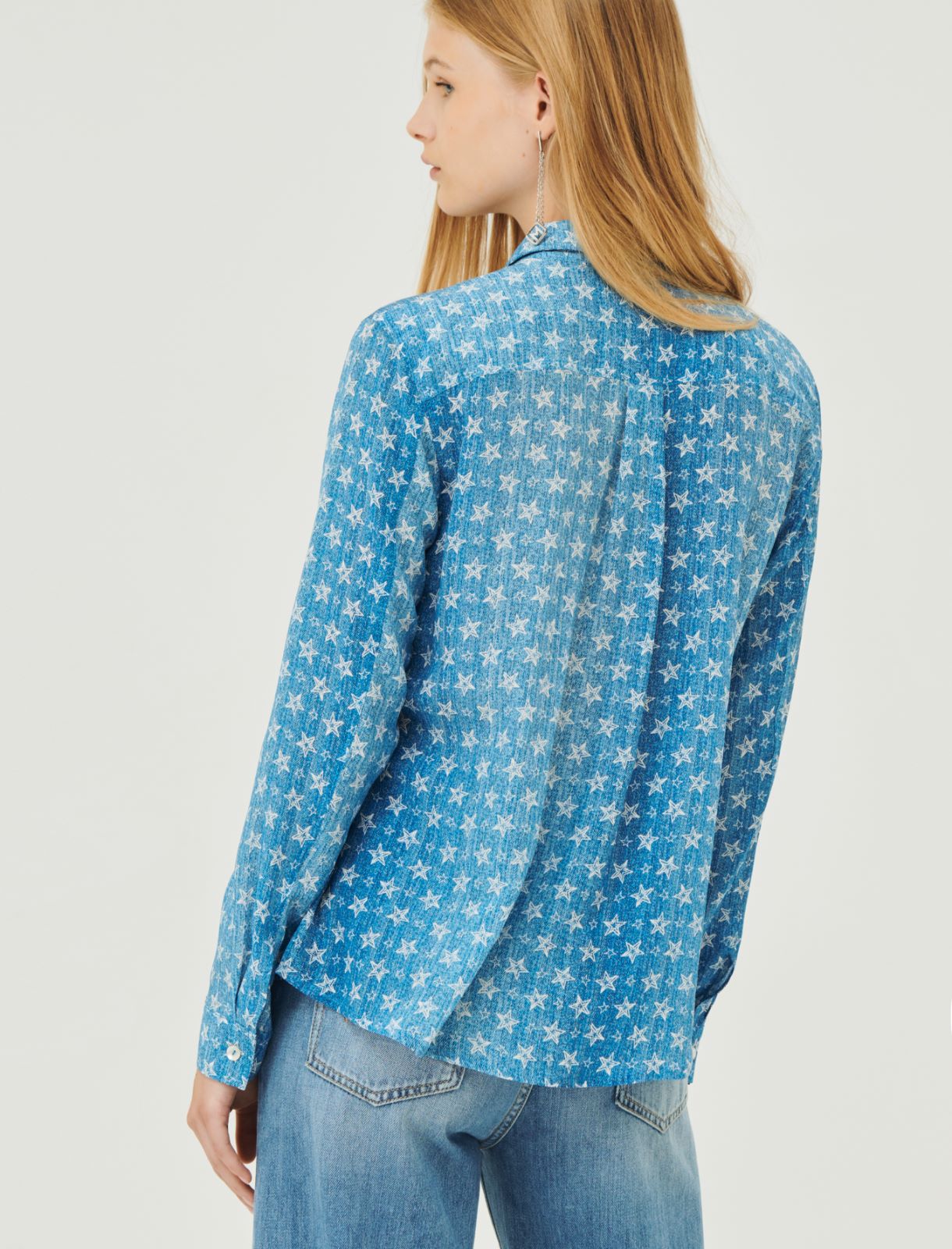 Patterned shirt - Light blue - Marella - 2