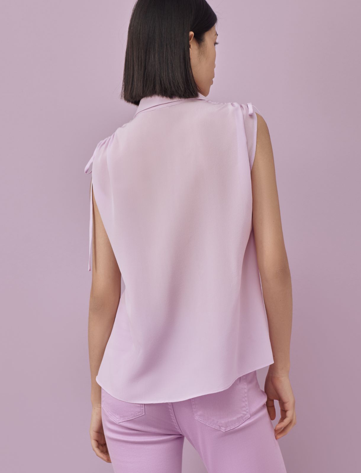 Silk shirt - Lilac - Marella - 2