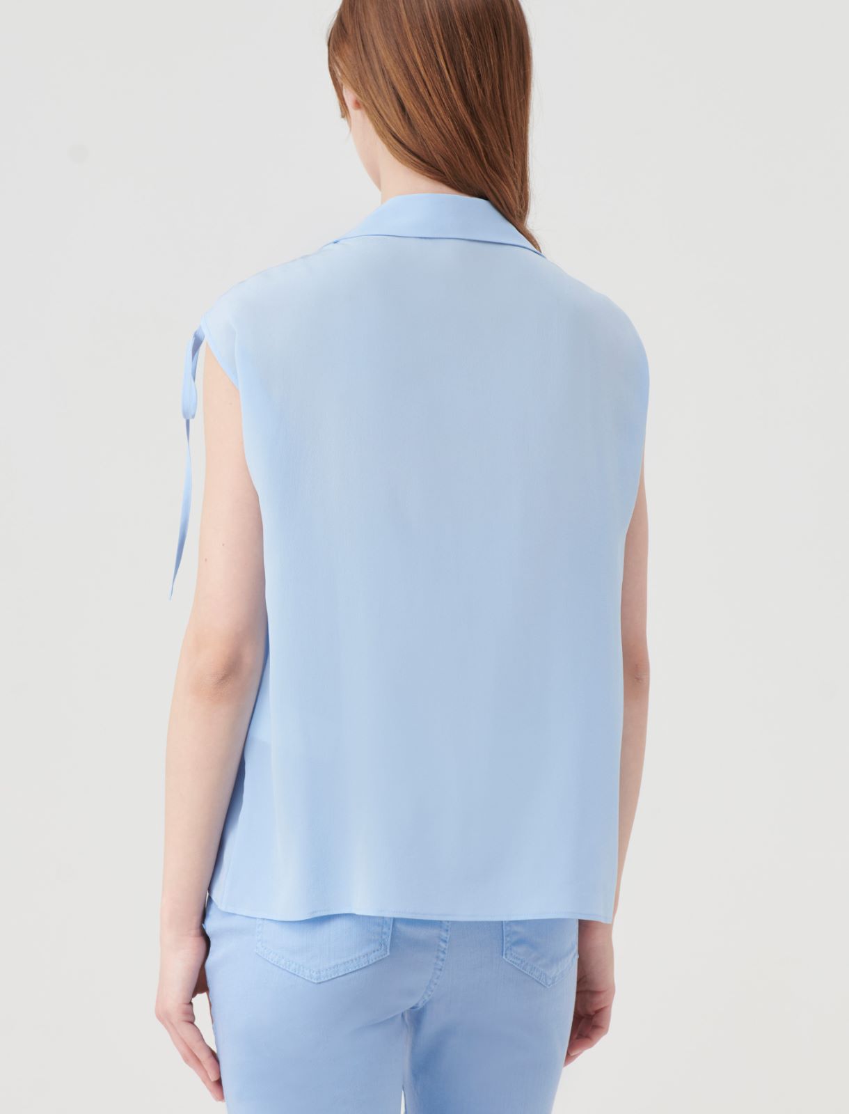 Silk shirt - Light blue - Marella - 2