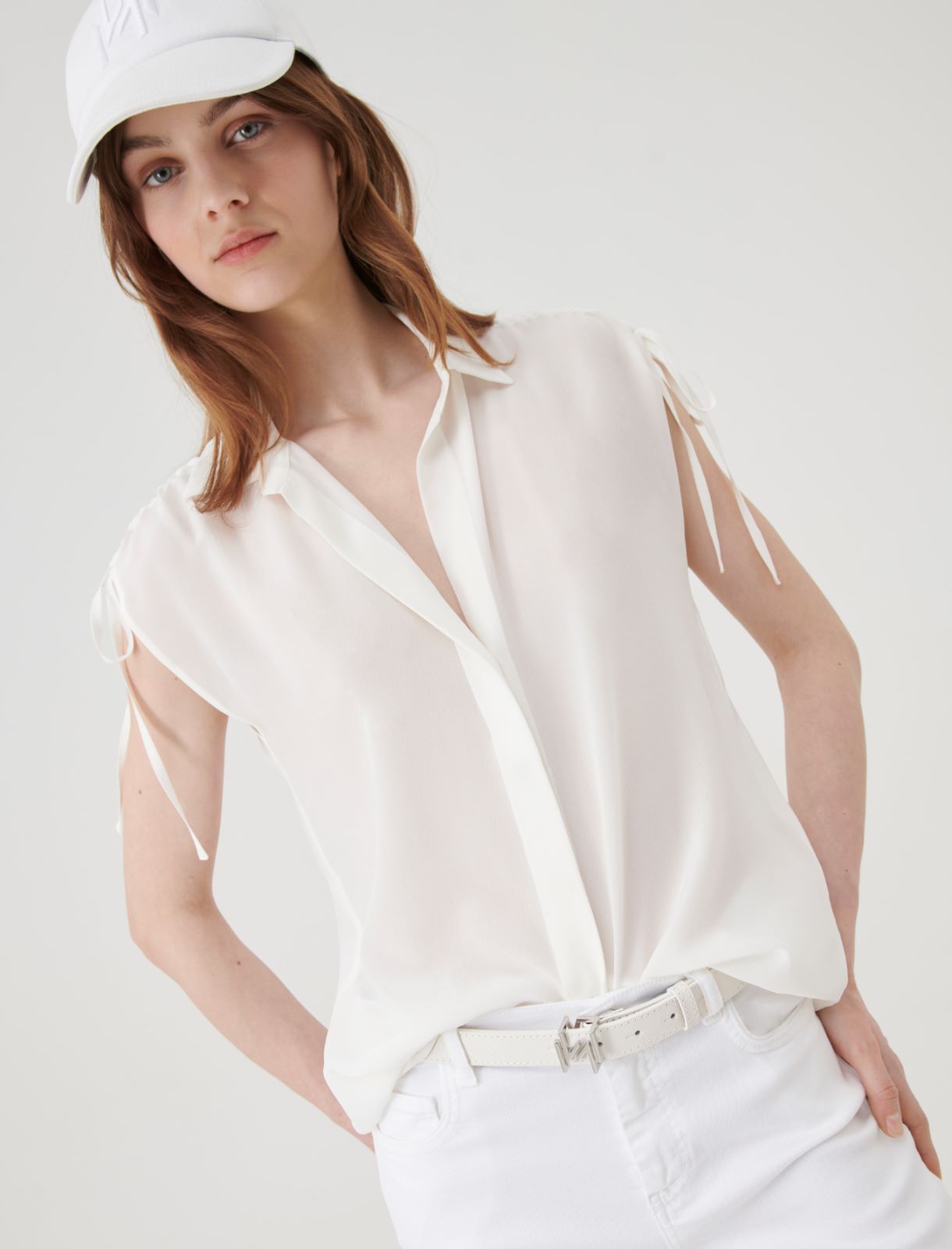 Silk shirt - White - Marella - 3