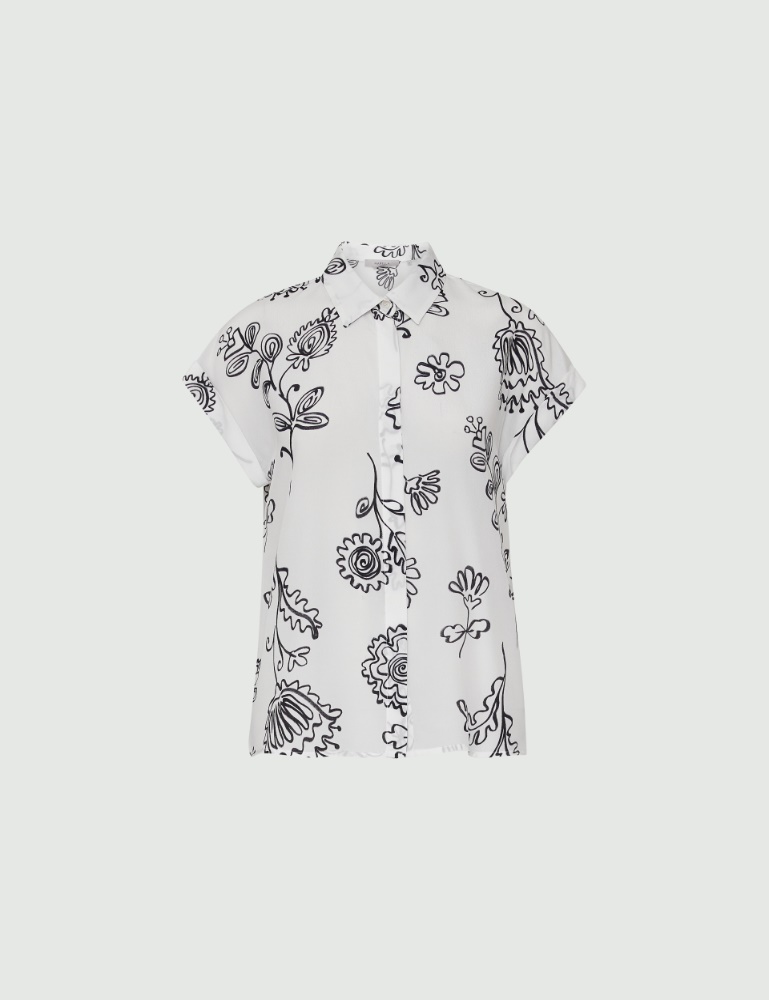 Sleeveless shirt - White - Marina Rinaldi - 2