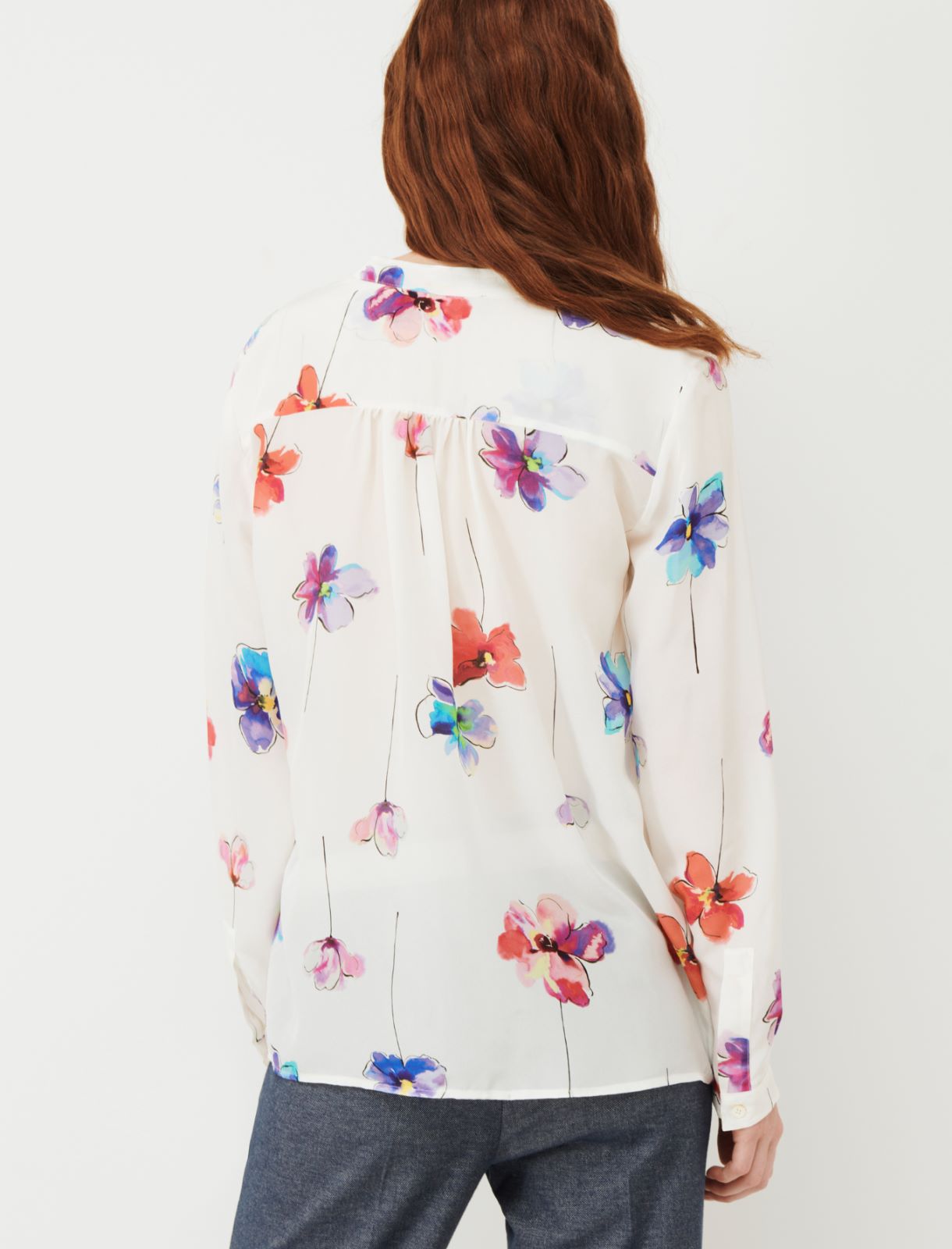 Patterned blouse - Cream - Marella - 2