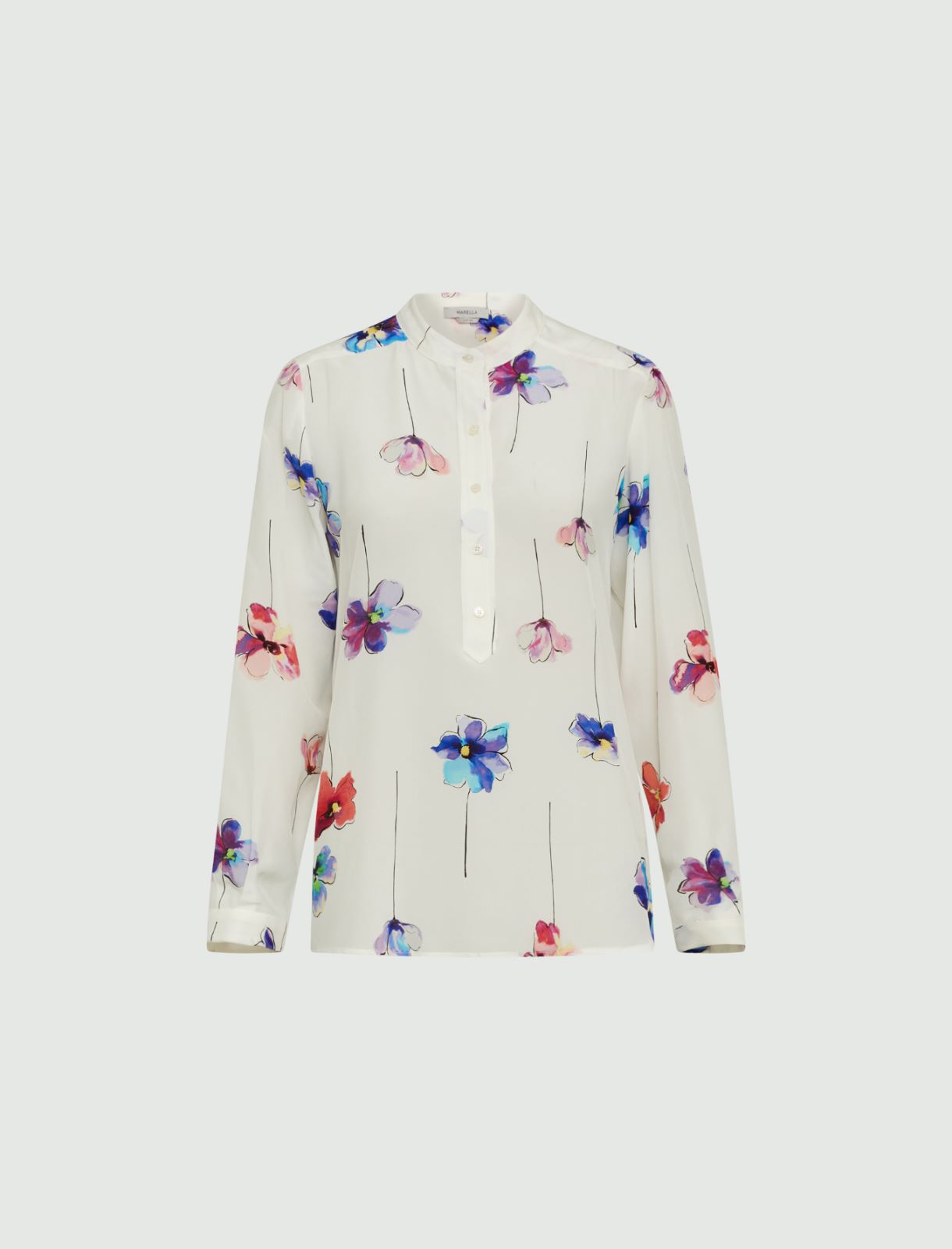 Patterned blouse - Cream - Marella