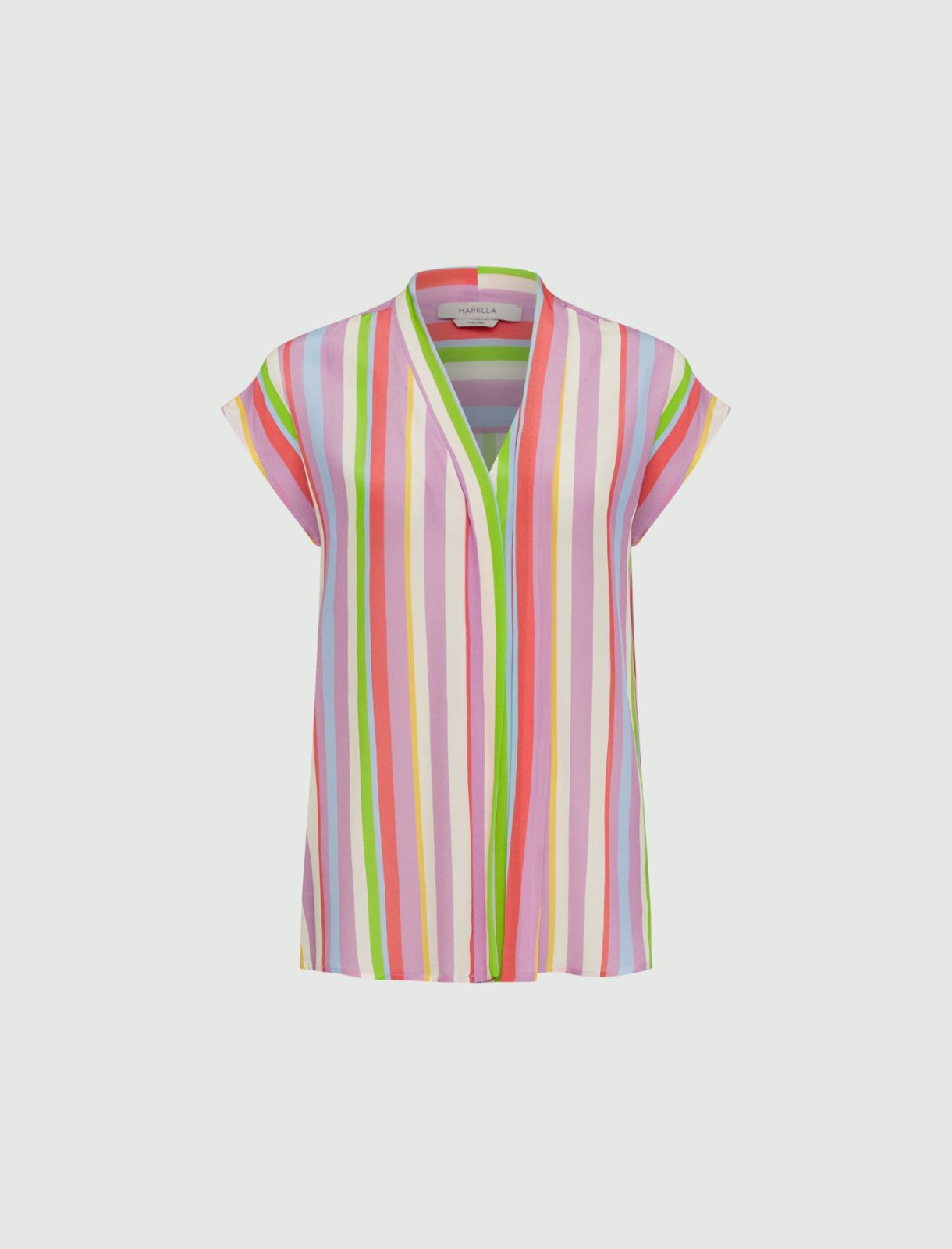 Patterned blouse - Lilac - Marina Rinaldi - 5