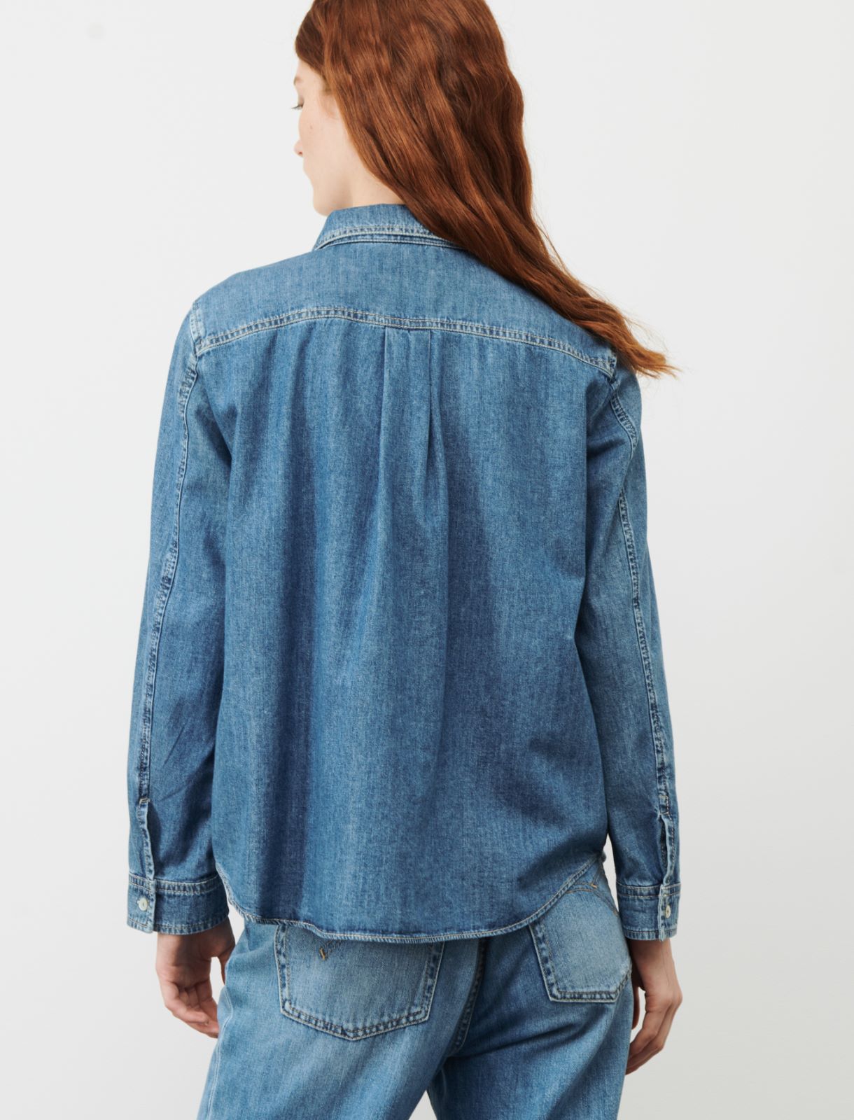 Denim shirt - Blue jeans - Marina Rinaldi - 2