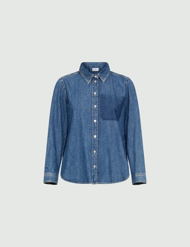 Denim shirt - Blue jeans - Marella - 2