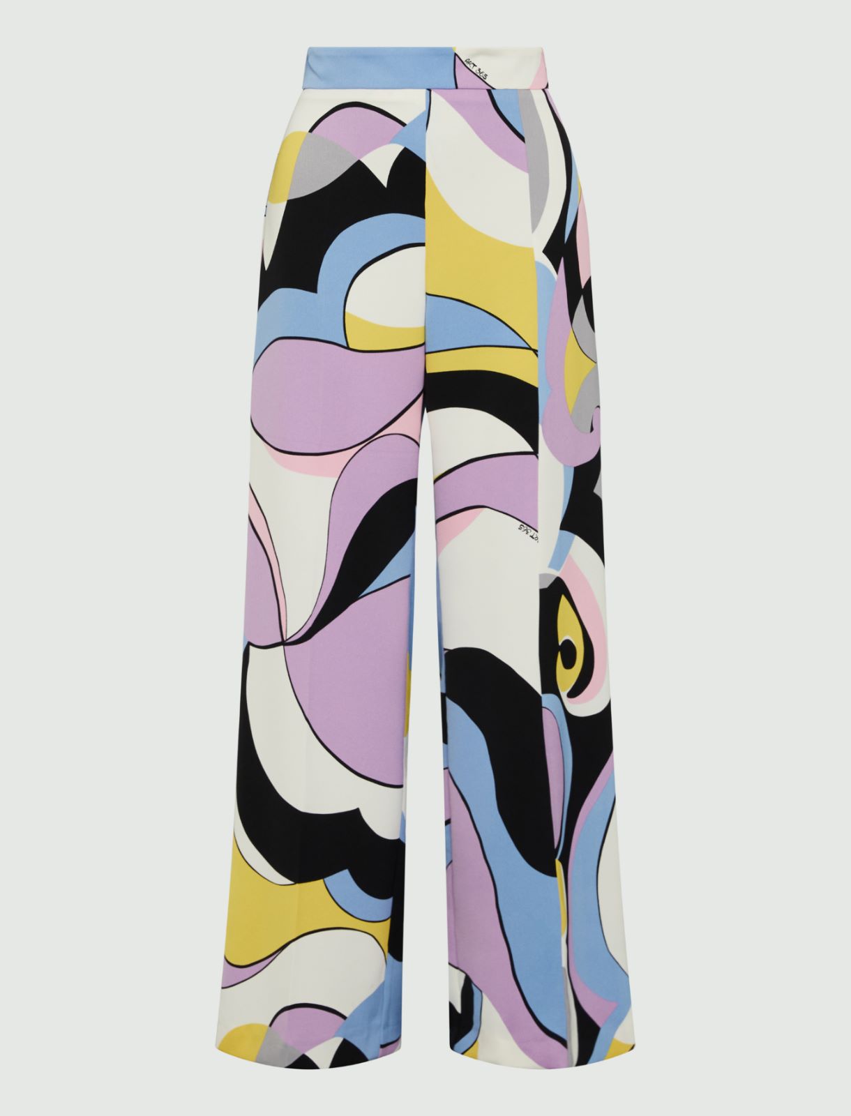 Patterned trousers - Lilac - Marina Rinaldi - 2