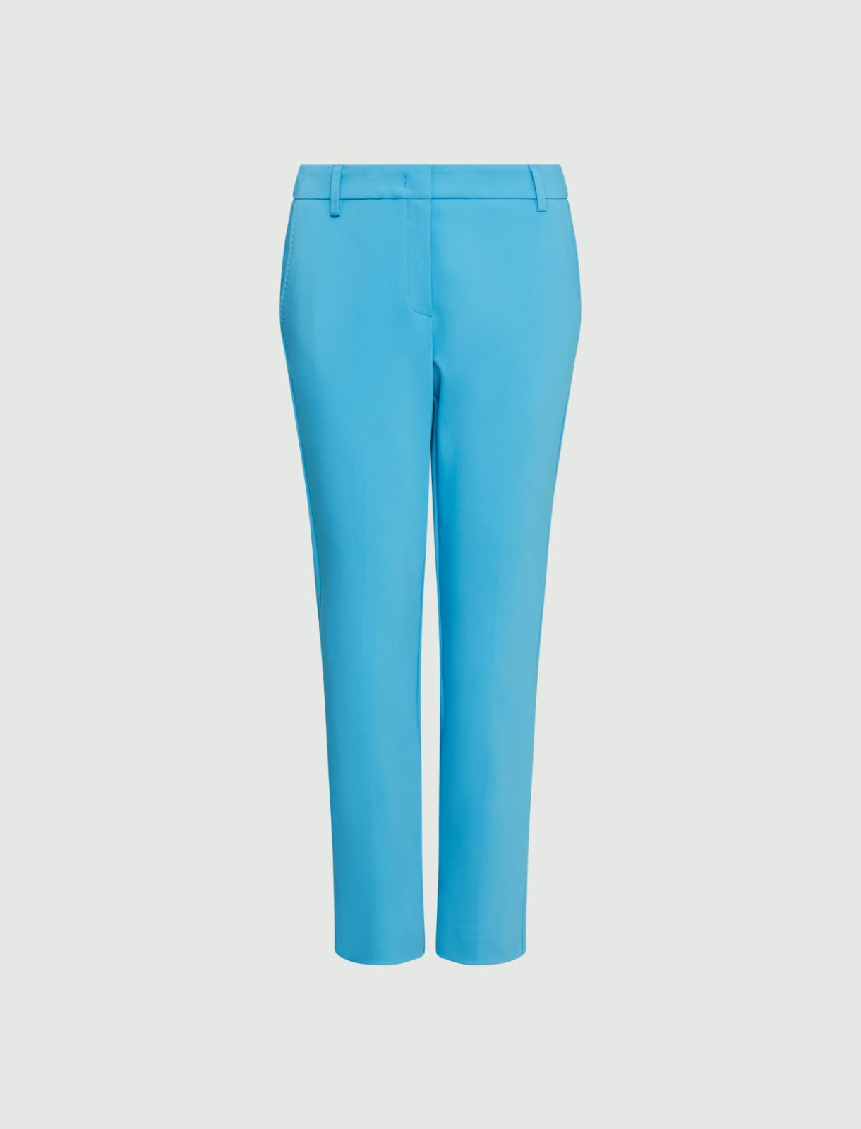 Slim trousers - Turquoise - Marina Rinaldi - 5