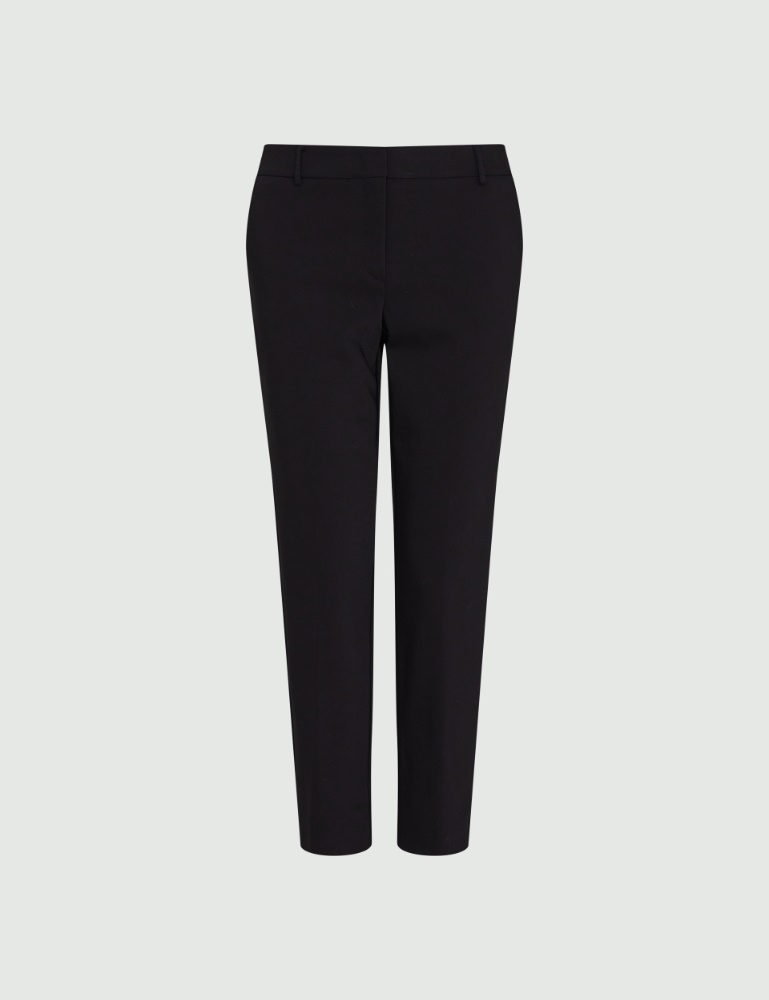 Slim trousers - Black - Marella - 2