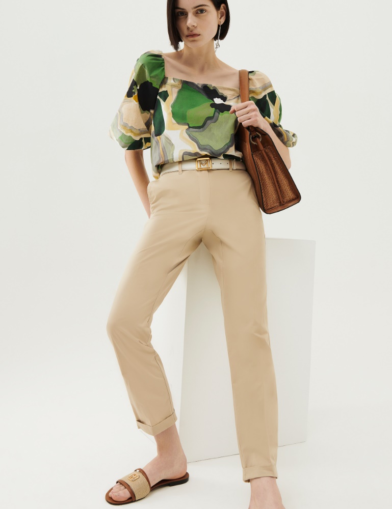 Women’s High-Waisted and Cigarette Trousers | Marella