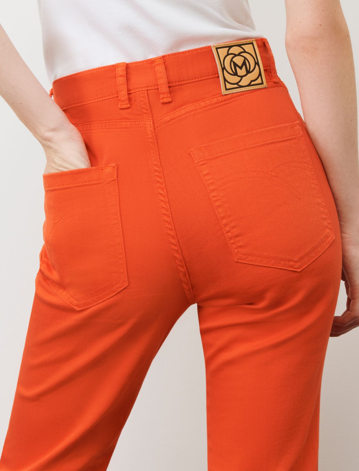 Bootcut-Jeans - Orange - Marella - 5