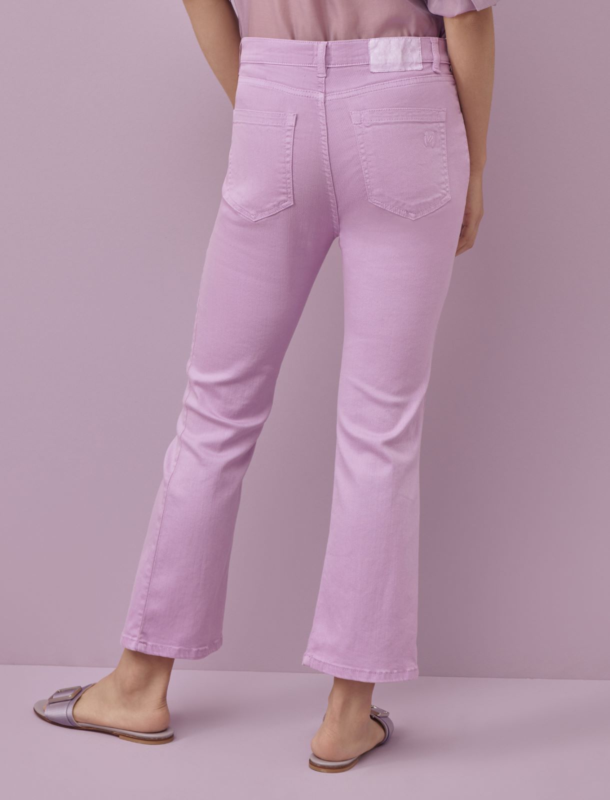 Flared trousers - Lilac - Marella - 2