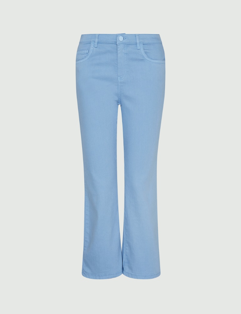 Flared trousers - Light blue - Marella - 2