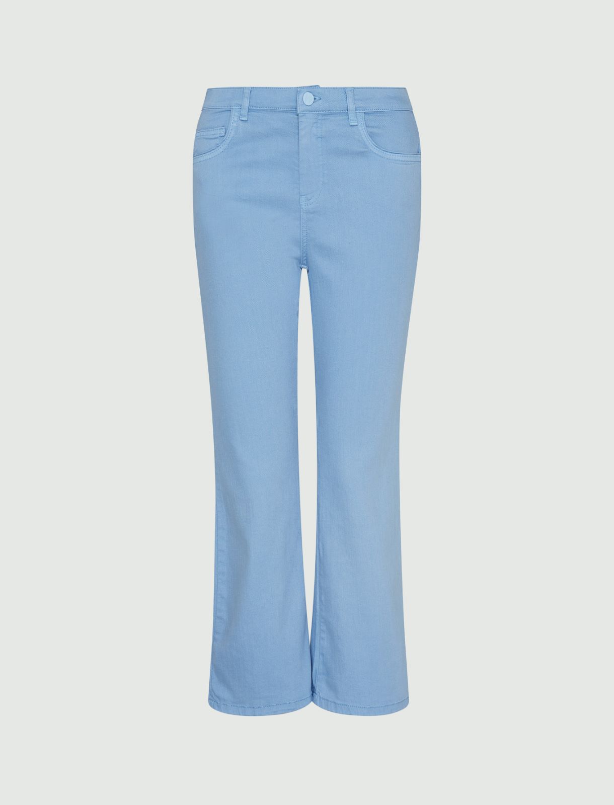 Flared trousers - Light blue - Marina Rinaldi