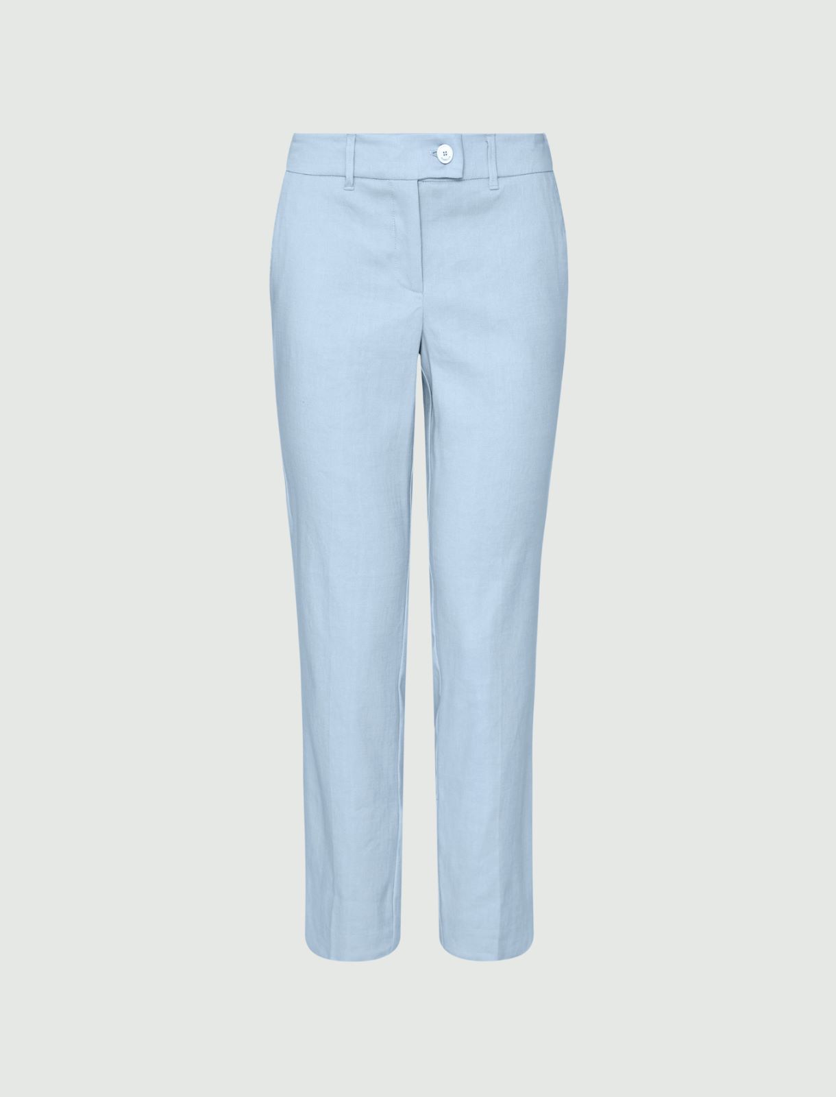 Basketweave trousers - Light blue - Marella - 5