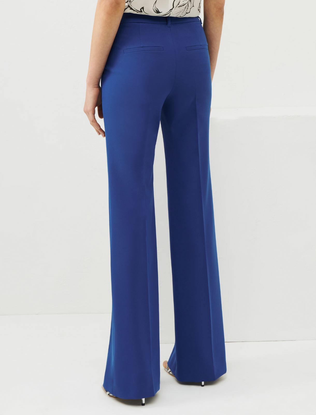 Flared trousers - Cornflower blue - Marina Rinaldi - 2
