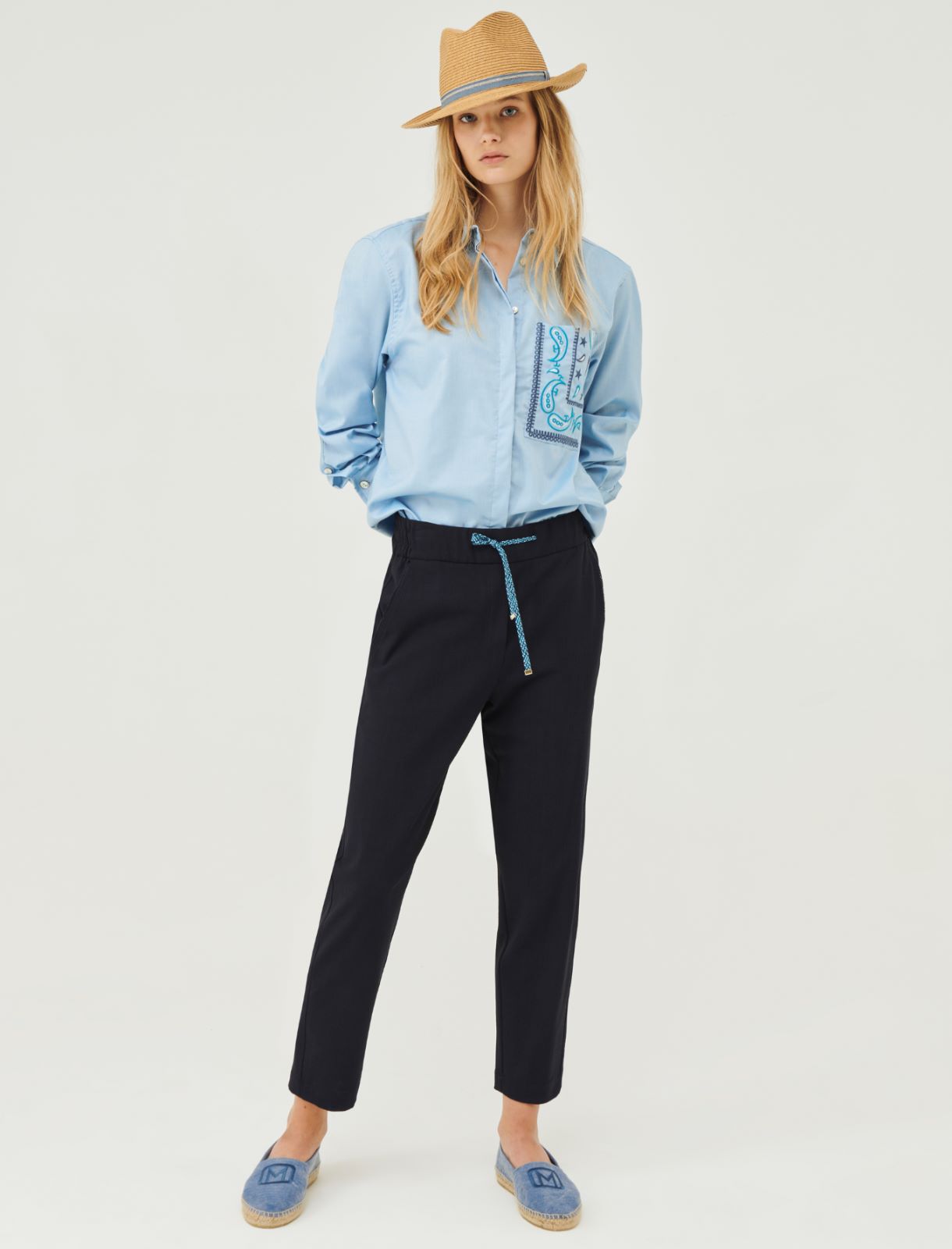 Joggers trousers - Navy - Marella