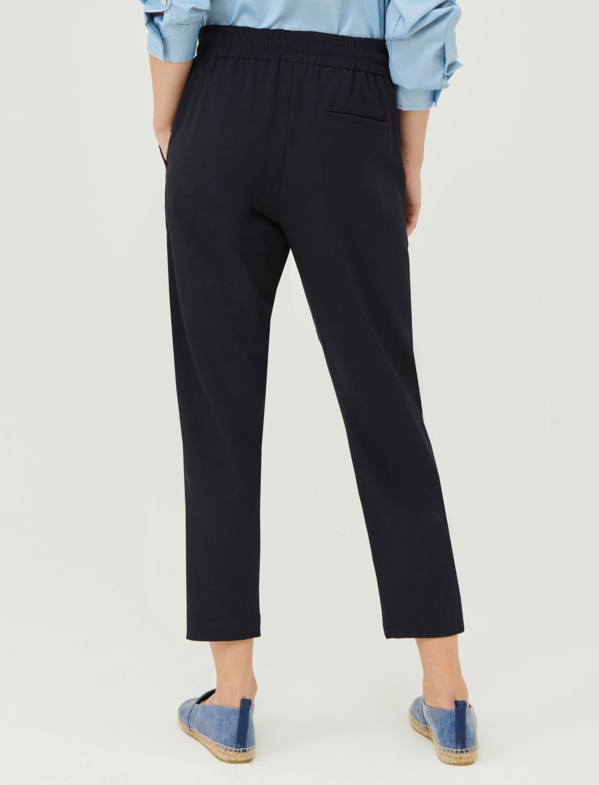 Joggers trousers - Navy - Marella - 2