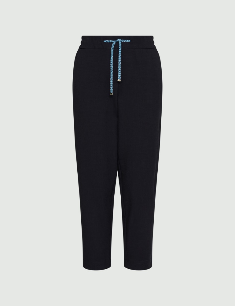 Joggers trousers - Navy - Marella - 2