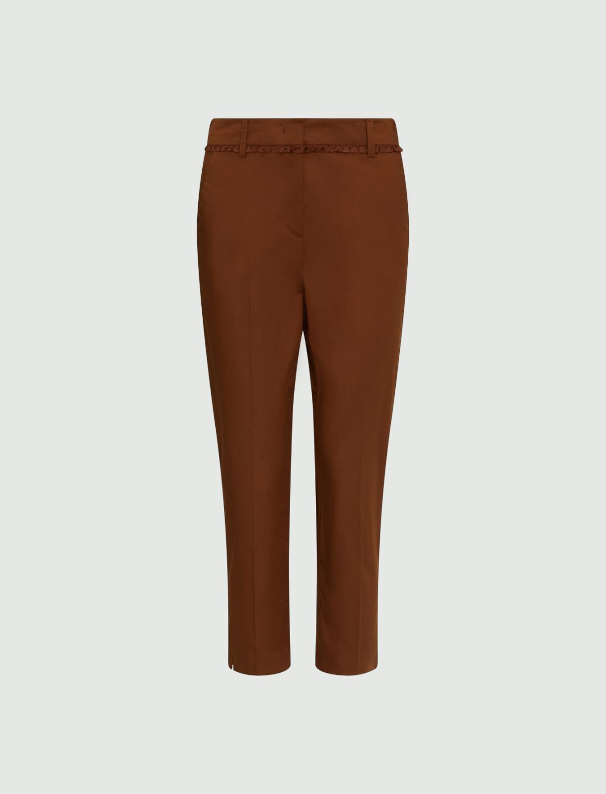 Chinos trousers - Brown - Marella