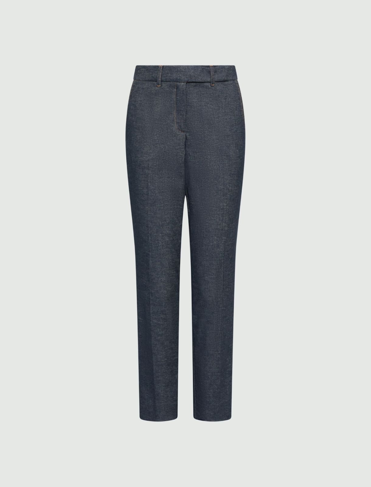 Slim trousers - Navy - Marella - 5