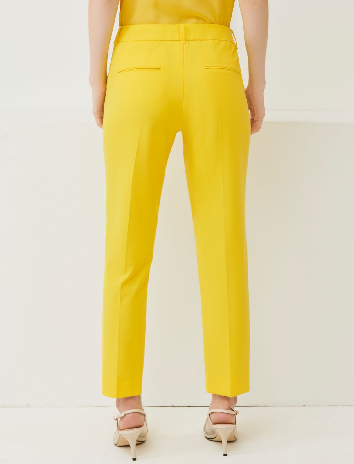 Canvas trousers - Yellow - Marina Rinaldi - 2