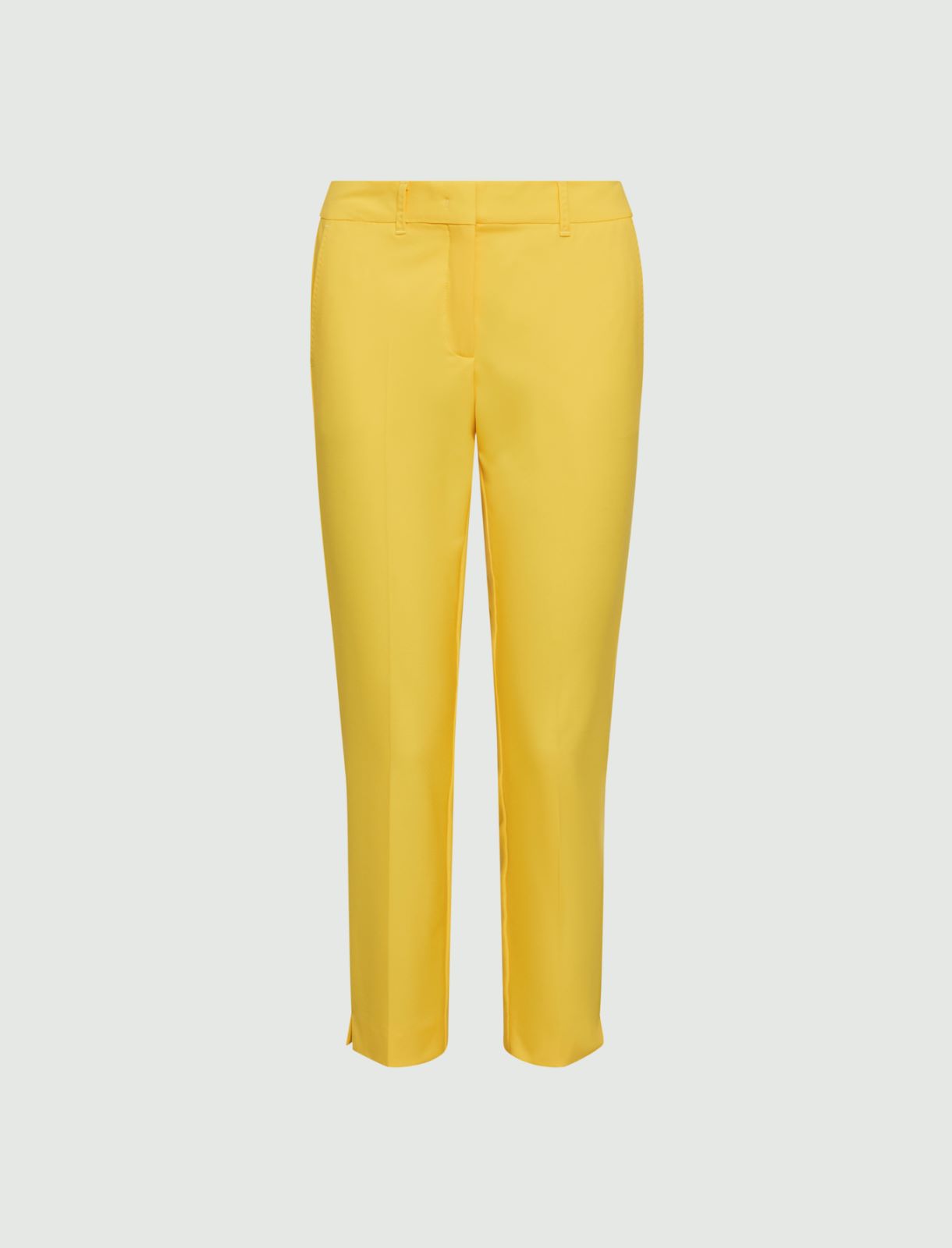 Canvas trousers - Yellow - Marina Rinaldi - 5