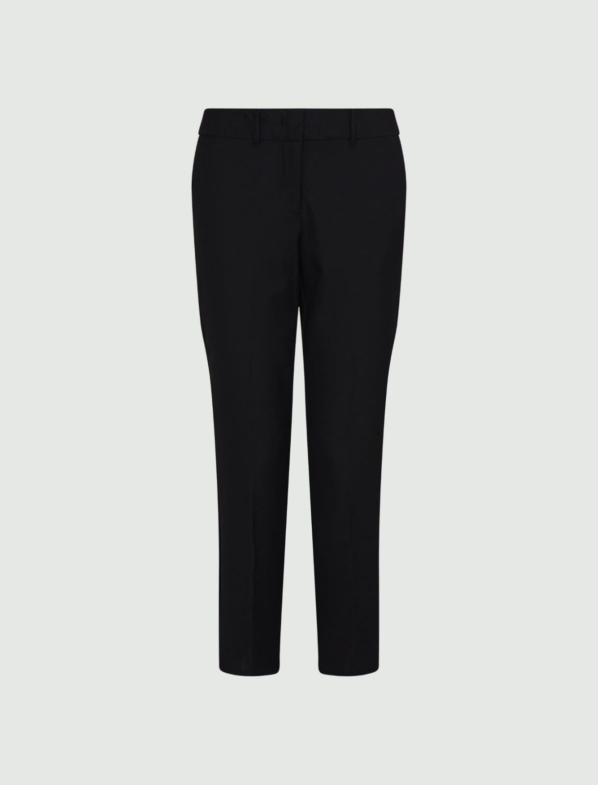 Canvas trousers - Black - Marella - 2