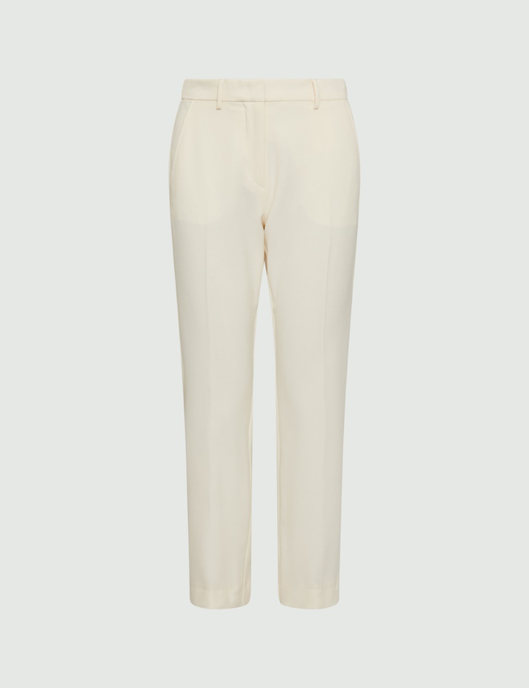 Canvas trousers - Cream - Marella - 2