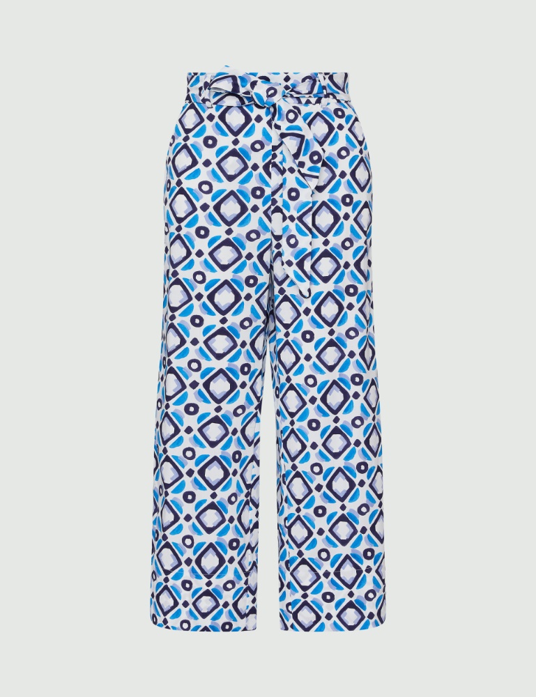 Pantalon en coton - Bleu - Marella - 2
