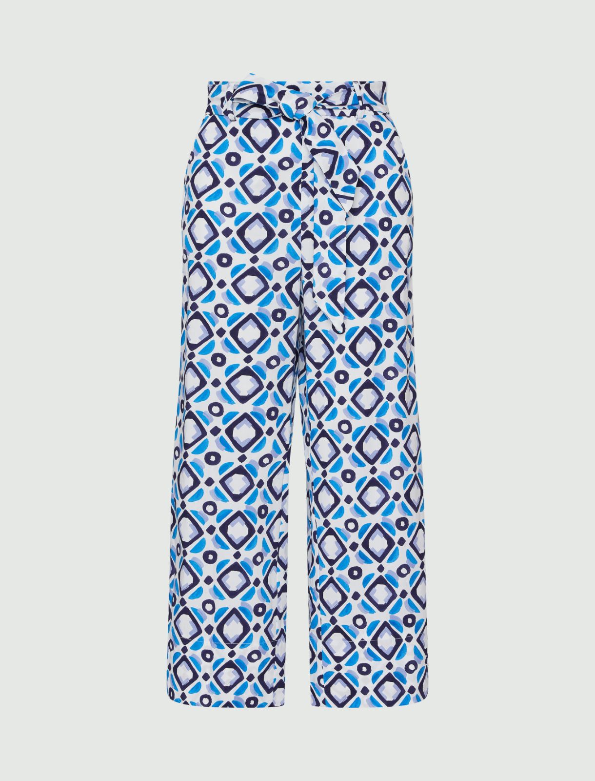 Pantalon en coton - Bleu - Marella - 5