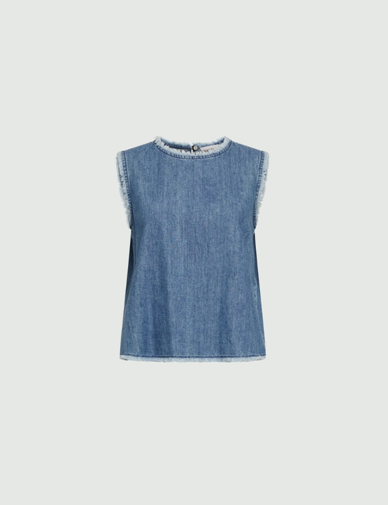 Denim top - Blue jeans - Marina Rinaldi - 2