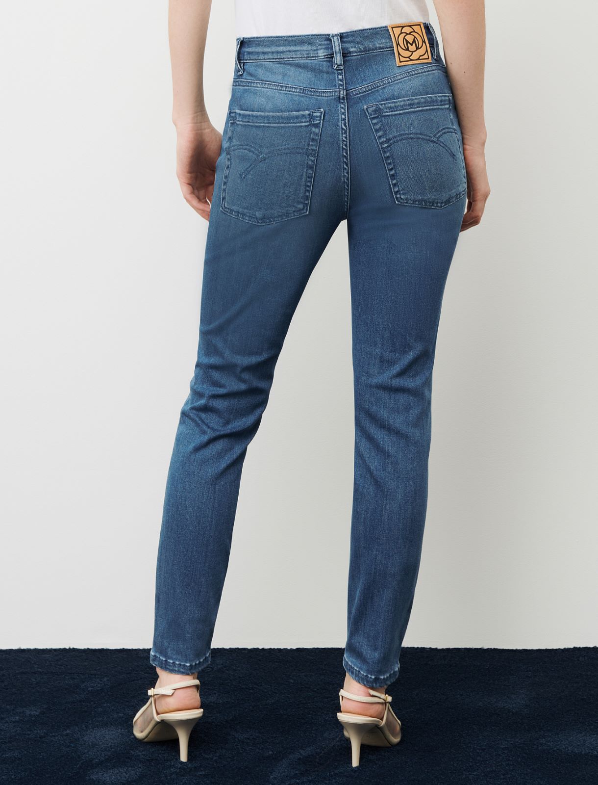 Skinny-Fit Jeans - Jeansblau - Marella - 2