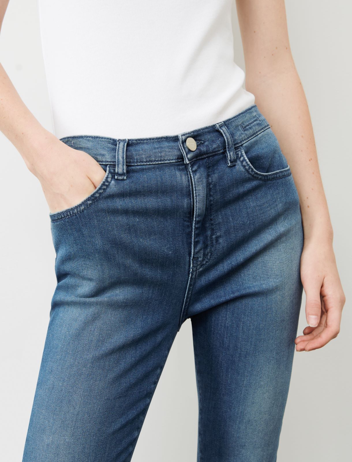 Skinny-Fit Jeans - Jeansblau - Marella - 4