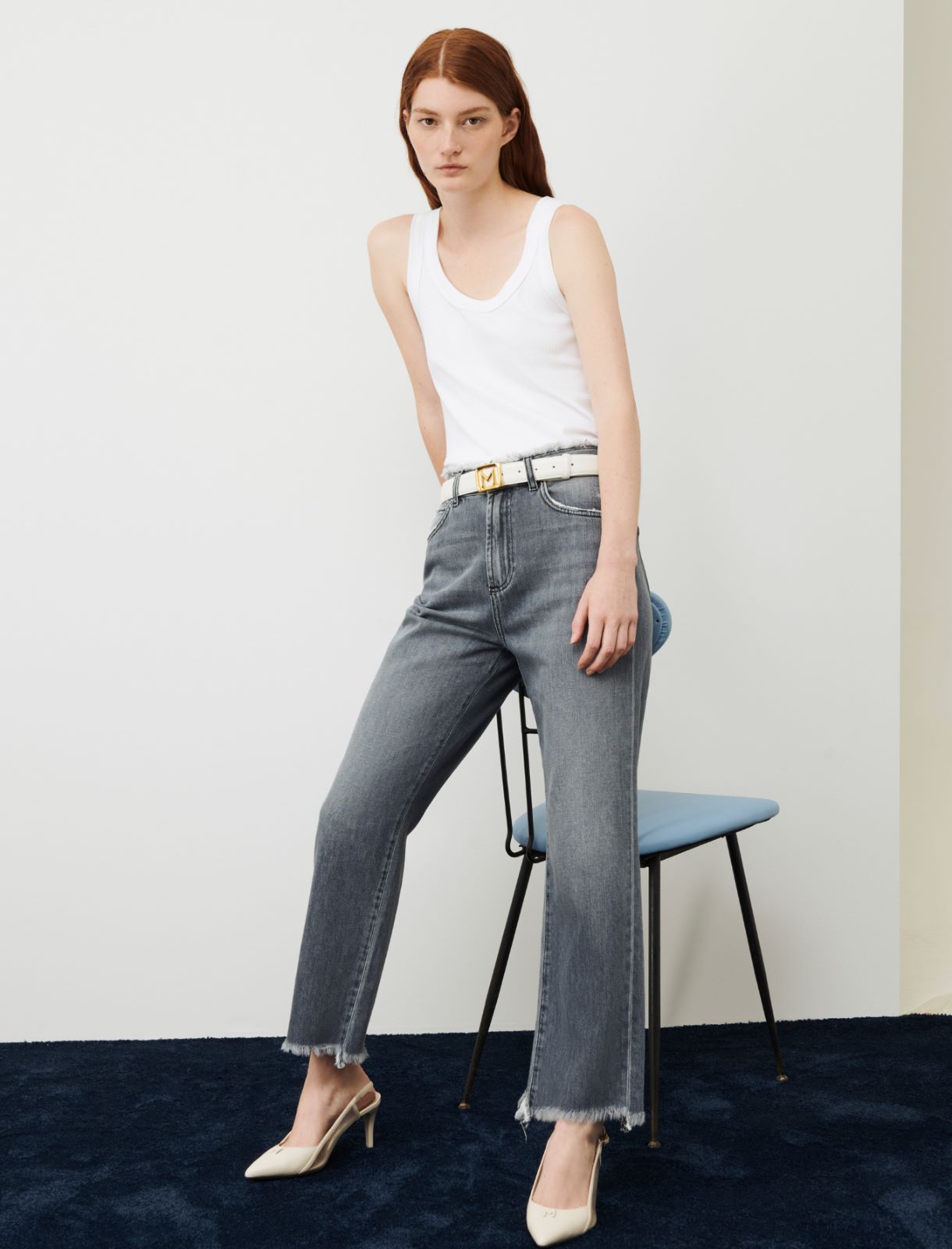 Mom-fit jeans - Grey - Marella - 3