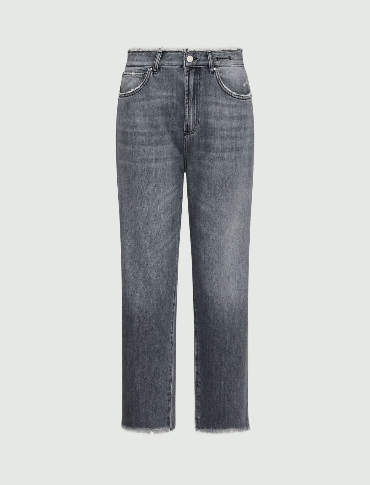 Mom-fit jeans - Grey - Marella