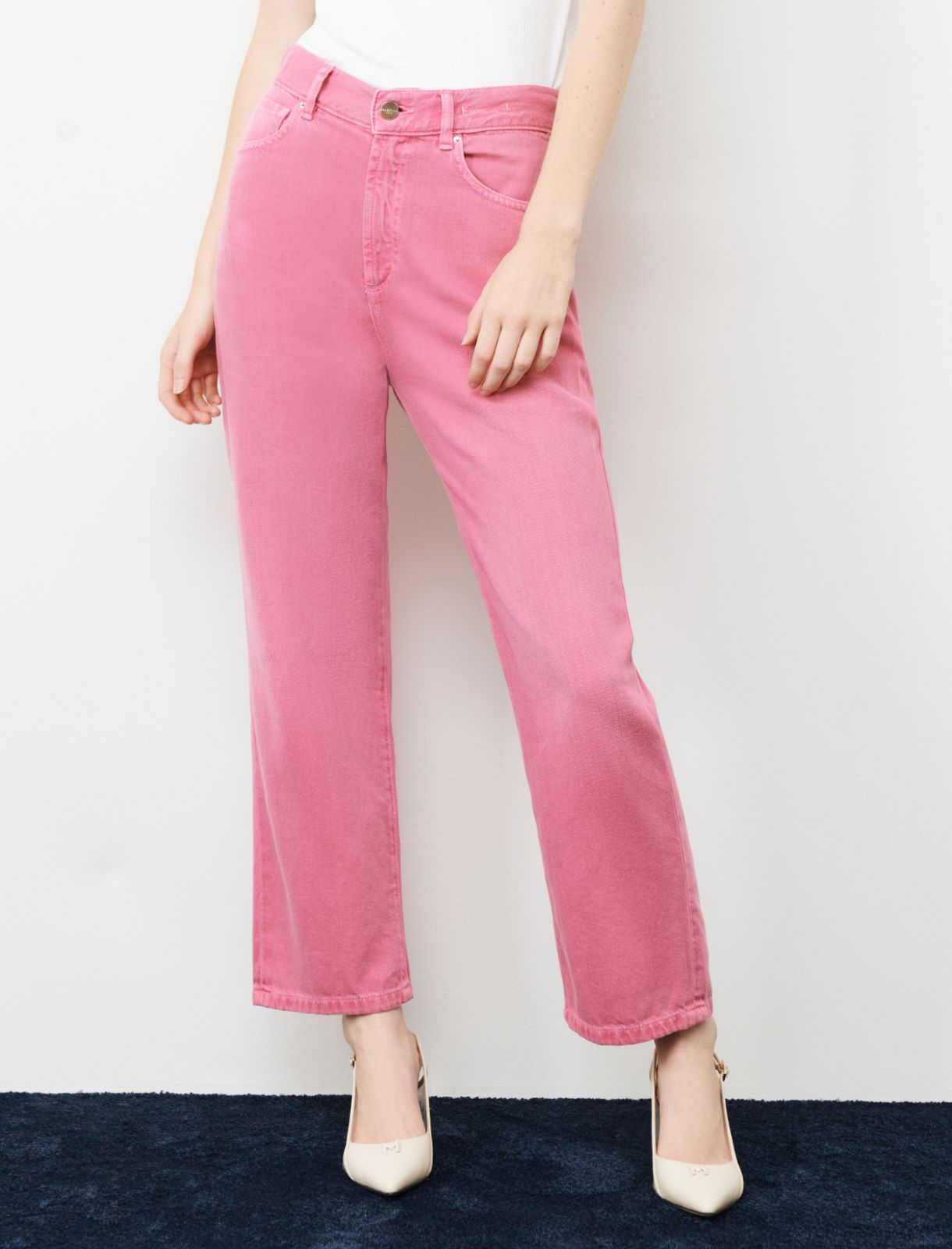 Mom-fit jeans - Shocking pink - Marella