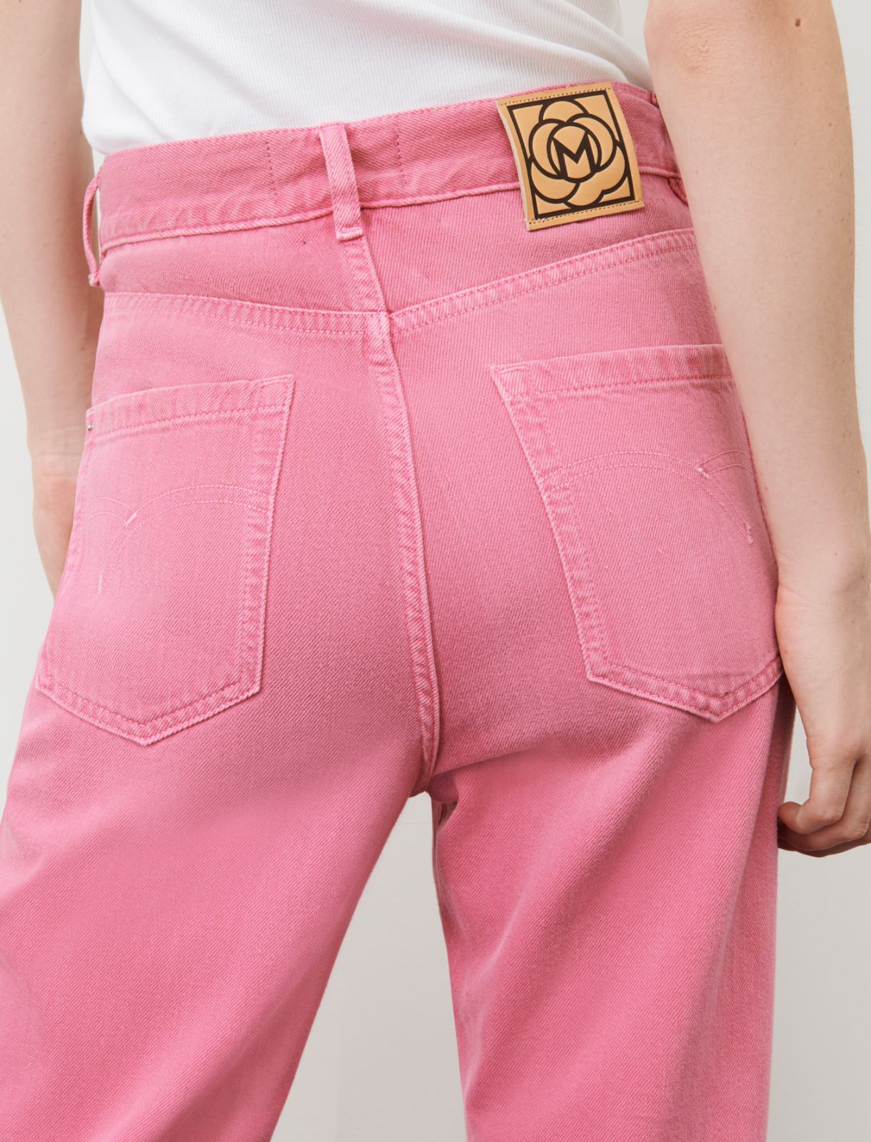Mom-fit jeans - Shocking pink - Marina Rinaldi - 5
