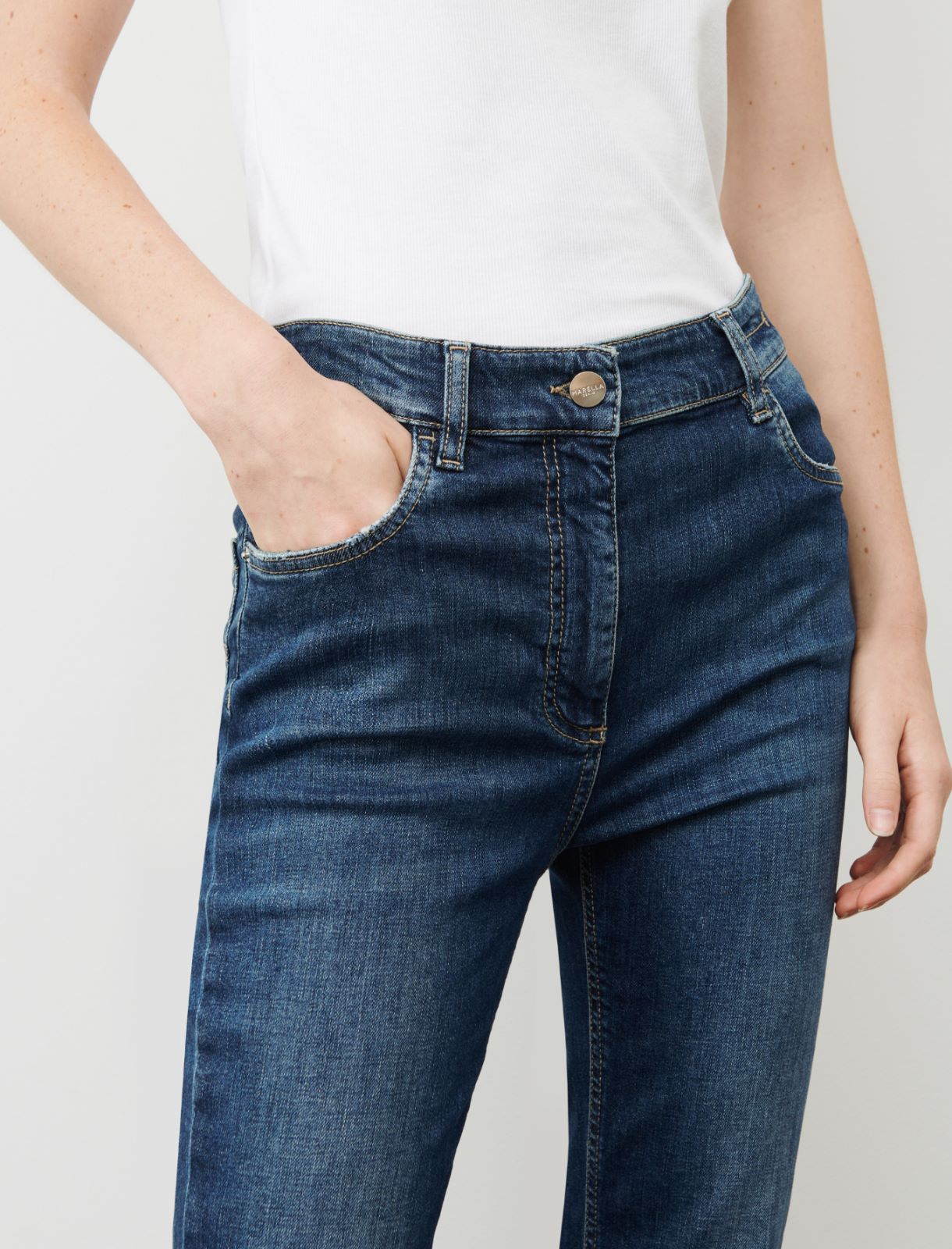 Flared jeans - Blue jeans - Marella - 4