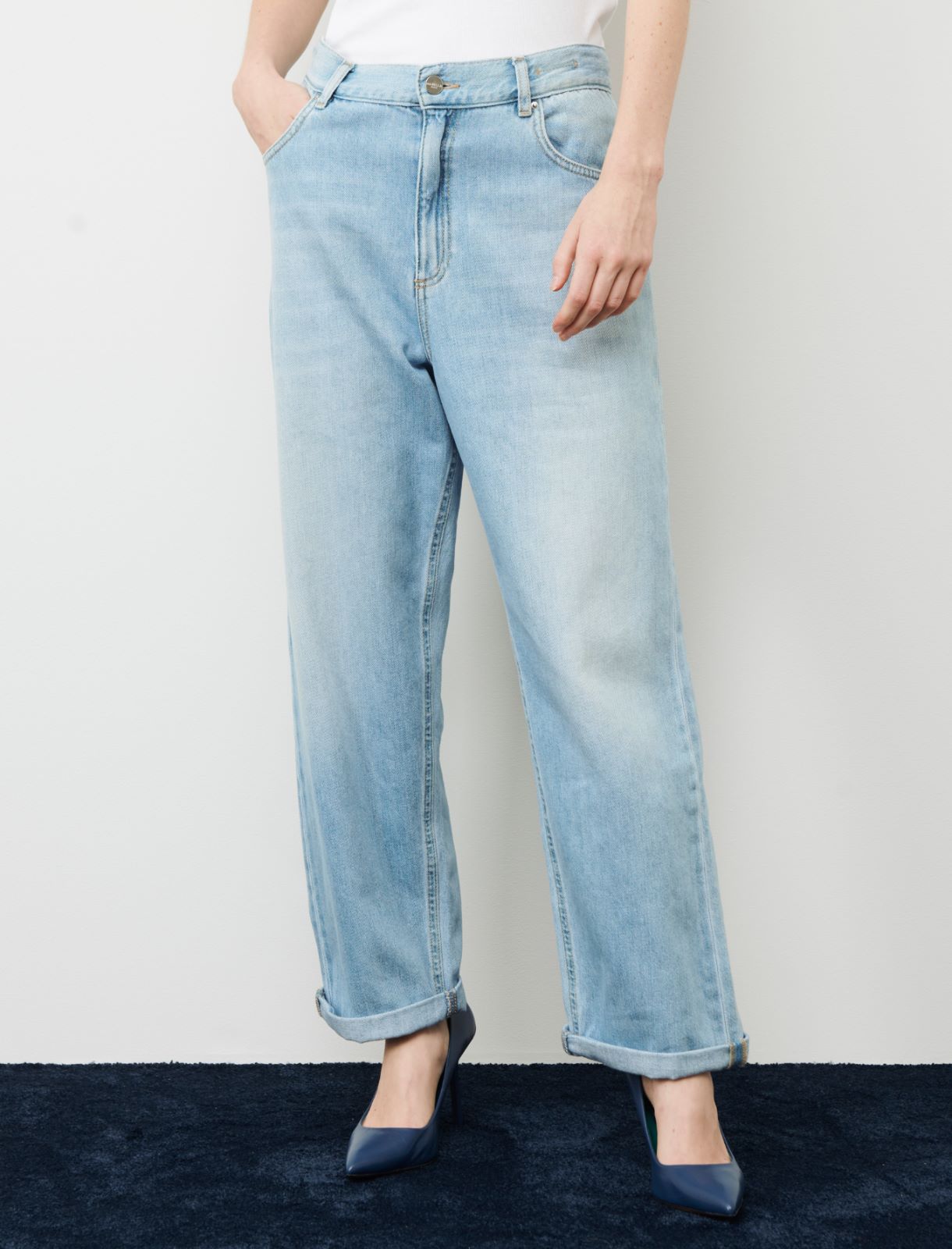 Jeans tom boy - Blue jeans - Marella