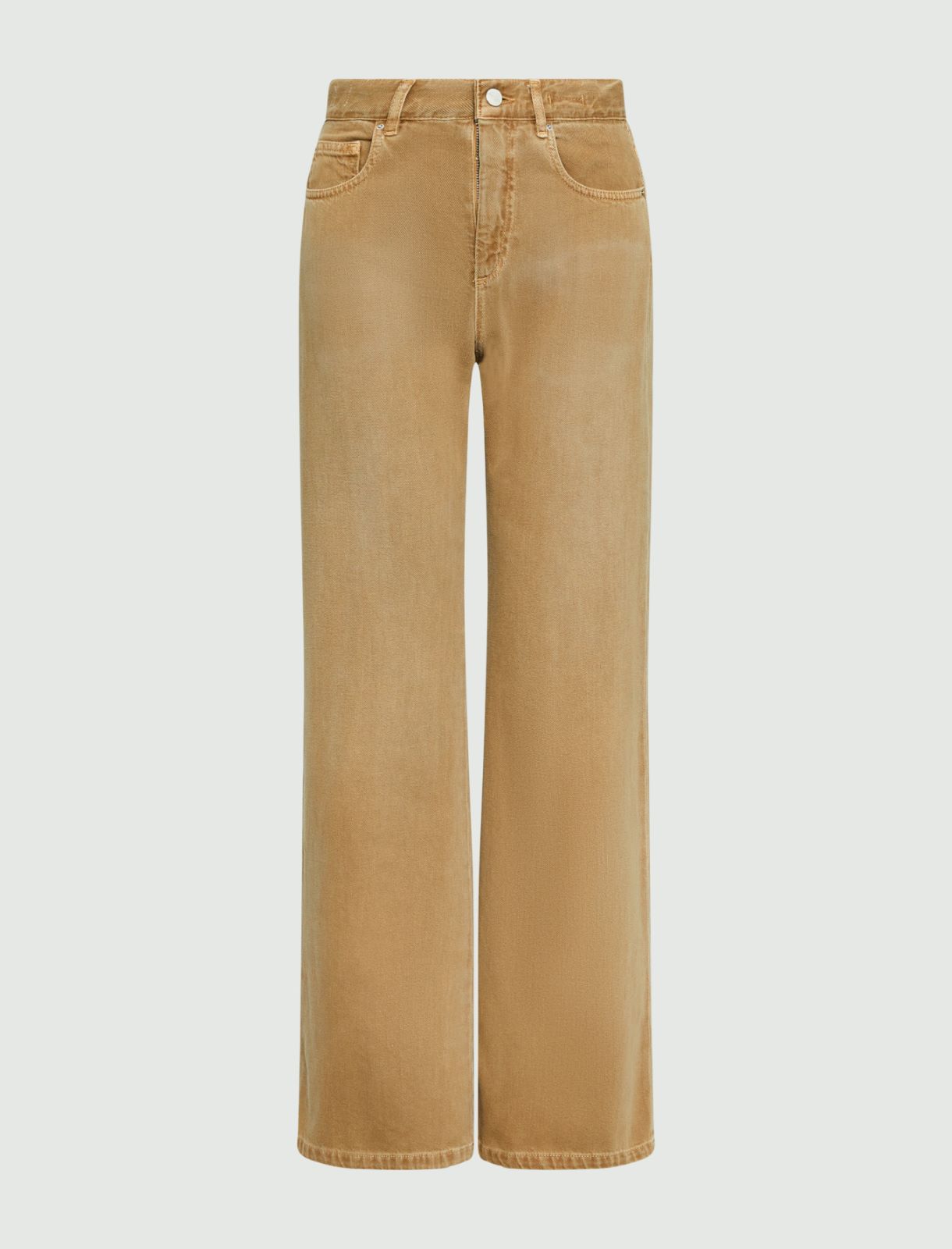 Jeans mit weitem Bein - Sand - Marella - 6
