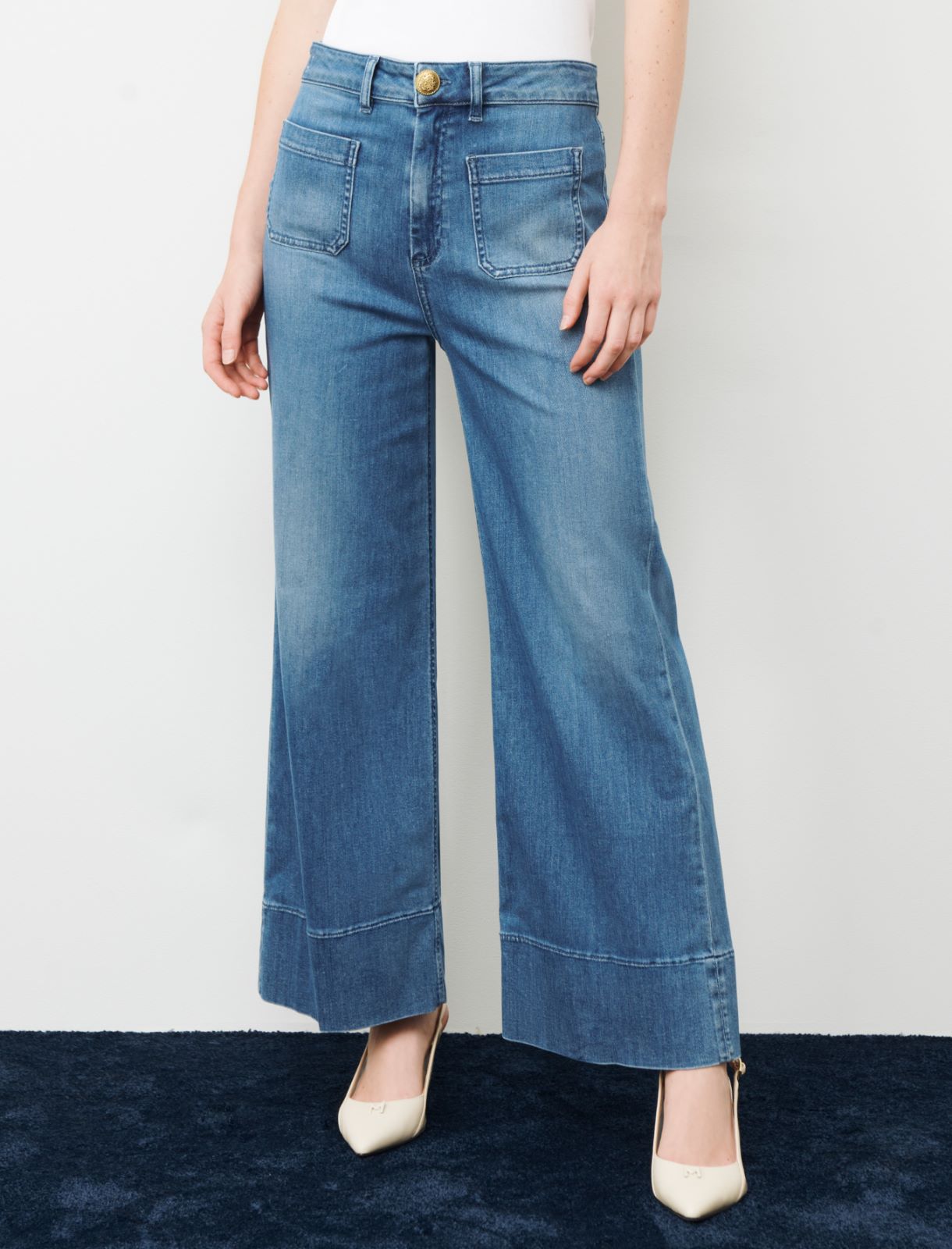 Jeans wide leg - Blue jeans - Marella