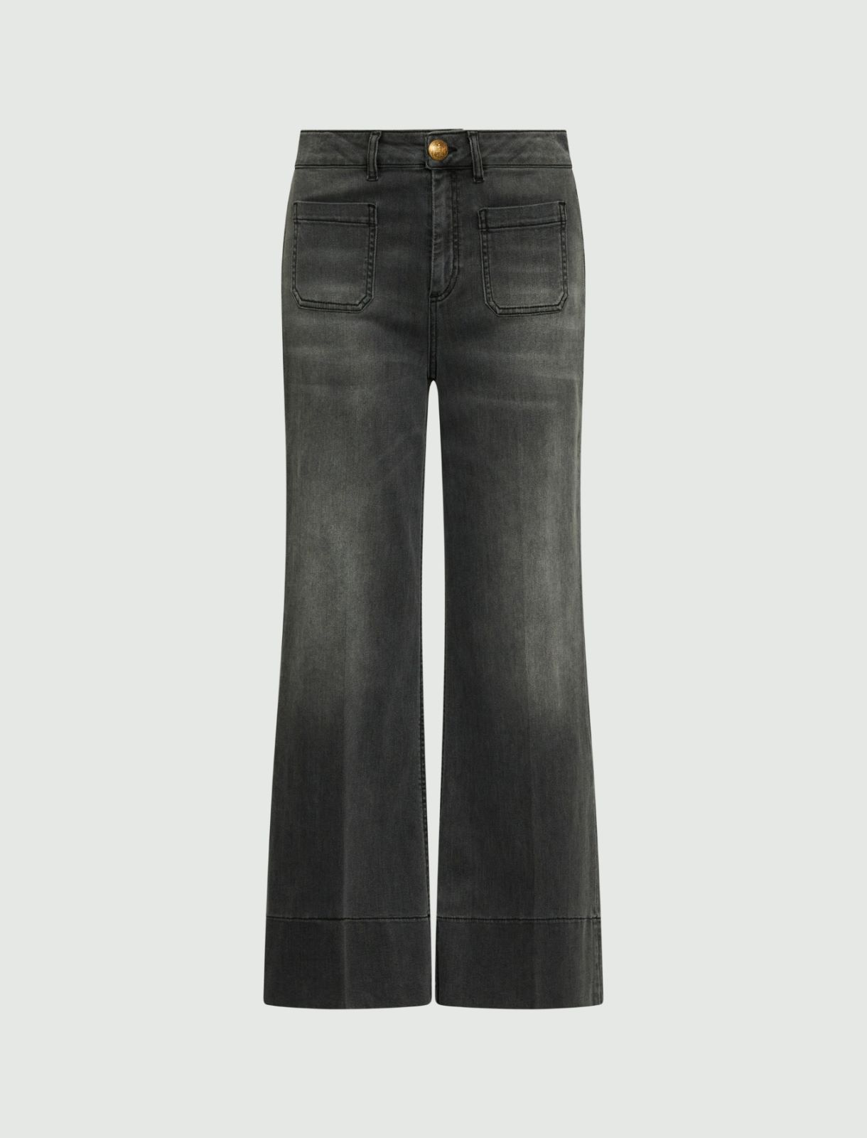 Wide-leg jeans - Black - Marina Rinaldi - 6